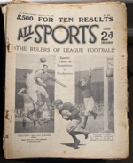 All Sports Illustrated Number 366 September 11th 1926 