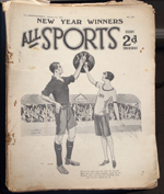 All Sports Illustrated Weekly Number 382 January 1 1927 