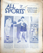 All Sports Illustrated Weekly Number 445 March 17 1928 