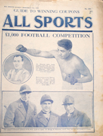 All Sports Illustrated Weekly Number 480 November 17 1928 
