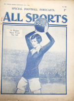 All Sports Illustrated Weekly Number 486 December 29 1928 