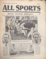 All Sports Illustrated Weekly Number 490 January 26 1929 