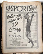 All Sports Illustrated Number 22 January 24th 1920