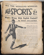 All Sports Illustrated Number 376 November 20 1926 