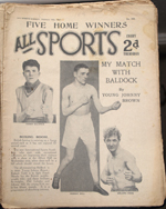 All Sports Illustrated Weekly Number 388 February 12 1927 
