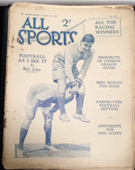 All Sports Illustrated Weekly Number 413 August 6 1927
