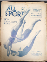 All Sports Illustrated Weekly Number 415 August 20 1927