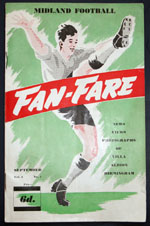 Fan-Fare Midland Football 1954