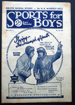 Sports for Boys Volume 1 Number 7 November 20 1920 