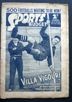 Sports Budget (Series 2) Volume 8 Number 188 October 8 1938